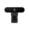 Webcam Logitech BRIO 4K HDR 960-001723 vista frontal para videollamadas profesionales con imagen Ultra HD nítida