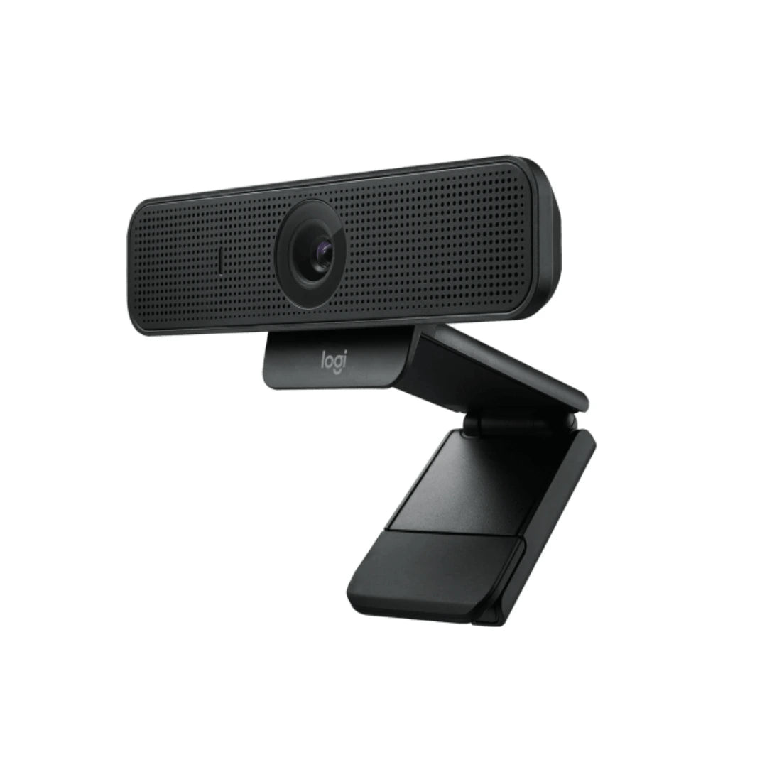 Logitech C925e con clip de montaje para monitor o laptop, ideal para videoconferencias en oficina y home office
