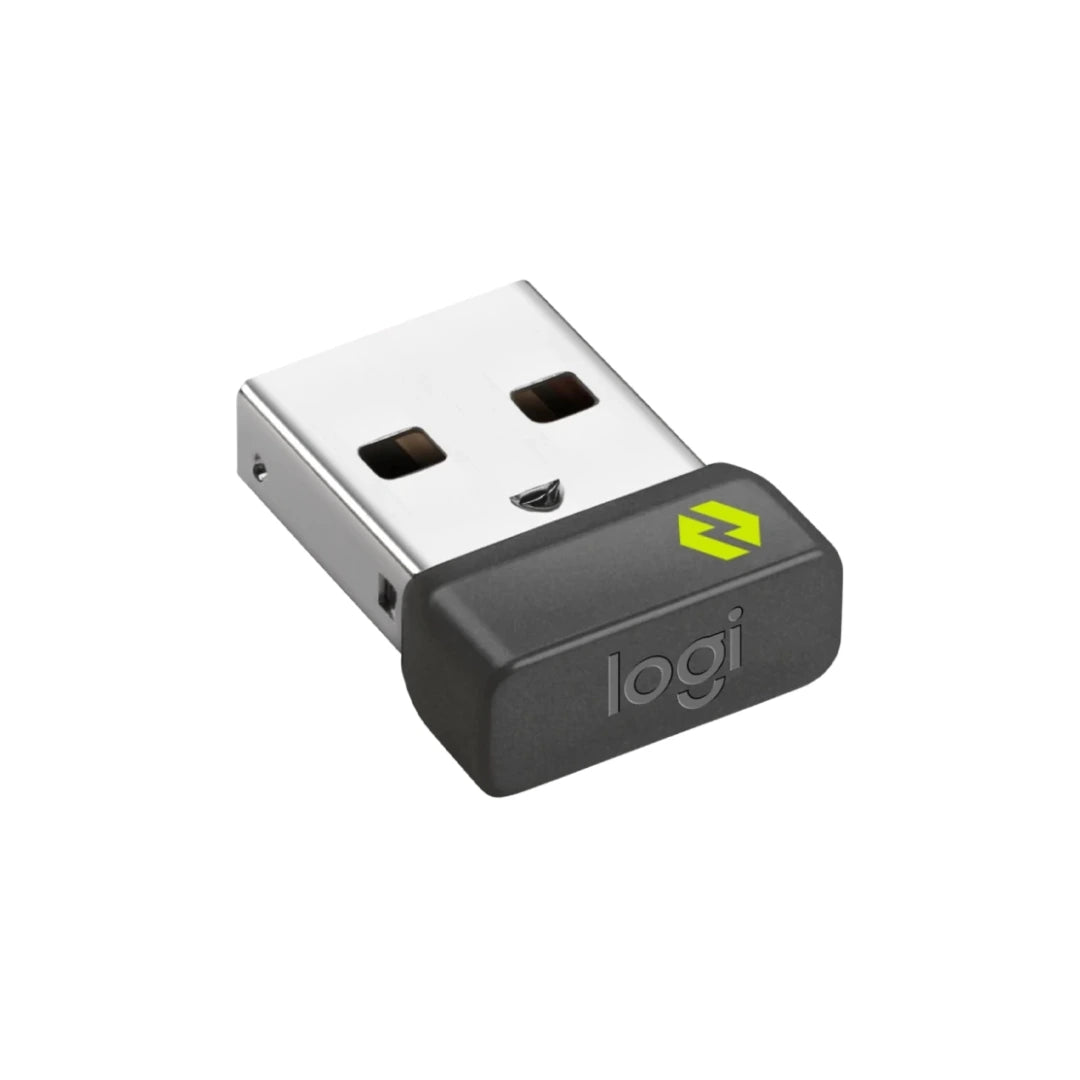 Receptor USB Logi Bolt del Logitech MK370 Combo for Business para conexión inalámbrica confiable y segura en equipos de trabajo