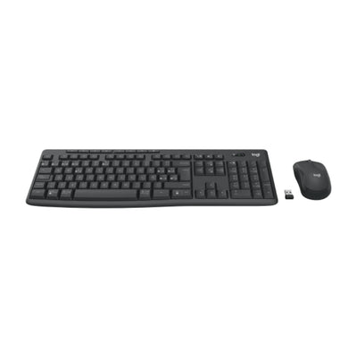 Combo Logitech MK370 for Business con receptor USB Logi Bolt para conexión inalámbrica segura plug and play en empresas