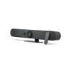 Logitech Rally Bar Mini 960-001336 con control remoto, sistema todo en uno para salas de reunión con audio integrado y encuadre inteligente para videoconferencias