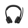 Logitech Zone 305 (981-001457) auriculares Bluetooth para oficina con micrófono en posición de uso y enfoque en llamadas sin interrupciones