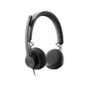 Logitech Zone Wired con cable USB, vista lateral derecha, auriculares profesionales para videollamadas y trabajo híbrido